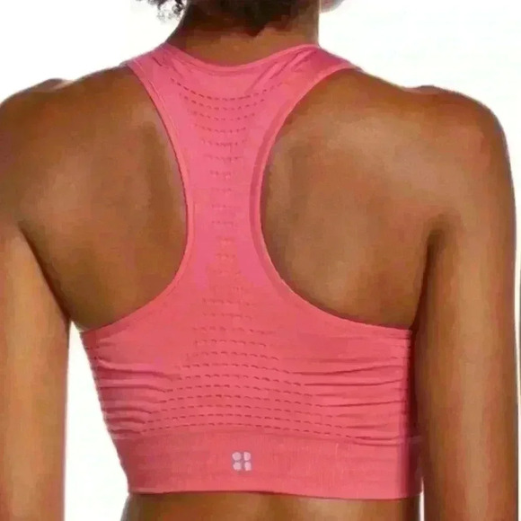 SWEATY Betty Stamina Sports Bra in Tayberry Pink Size Small - Picture 5 of 9